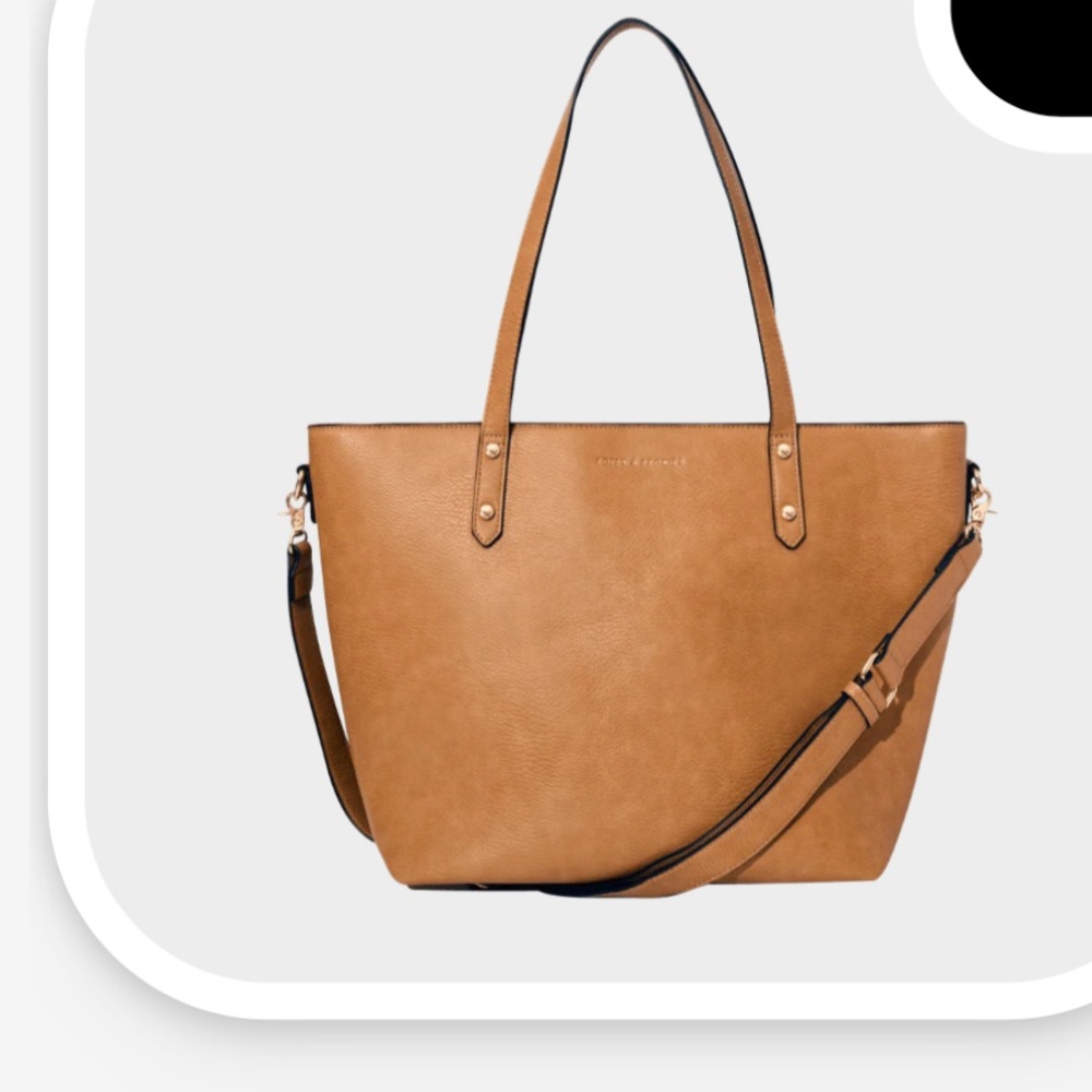 Poppy & Peonies Tote Bag with Adjustable Strap